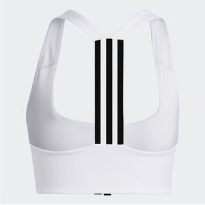 Adidas white sports bra